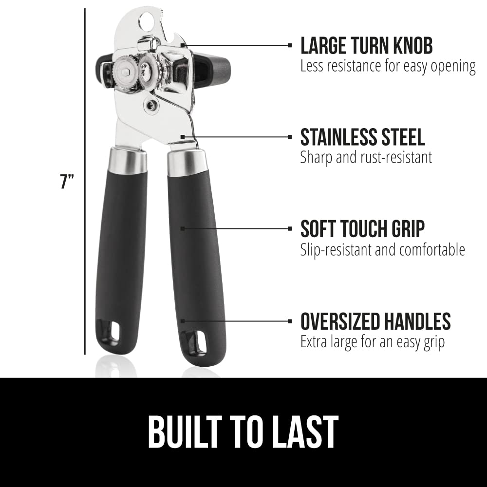 GORILLA GRIP soft-touch grips provide comfortable, slip-resistant handling.