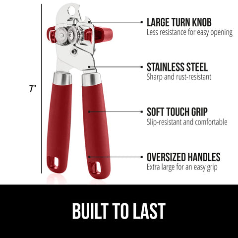 GORILLA GRIP soft-touch handles provide comfortable grip during use.