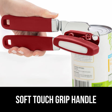GORILLA GRIP stainless steel blade cuts cleanly.