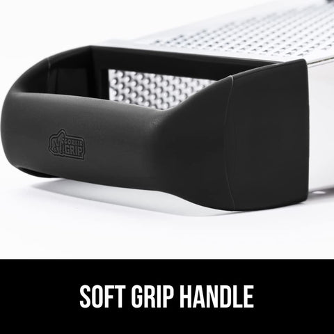 GORILLA GRIP XL in use with cheese, vegetables, and zest