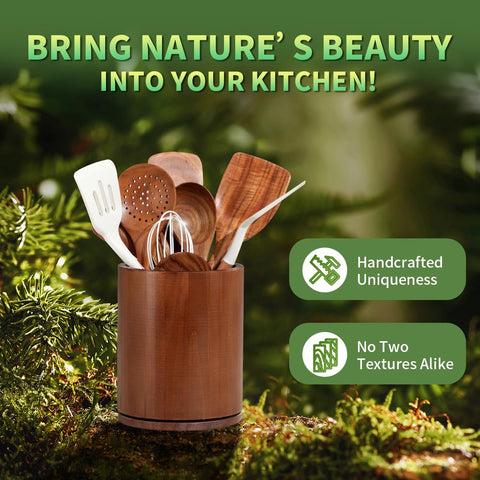 Gorsent farmhouse-style countertop decor that stays sturdy during busy cooking.