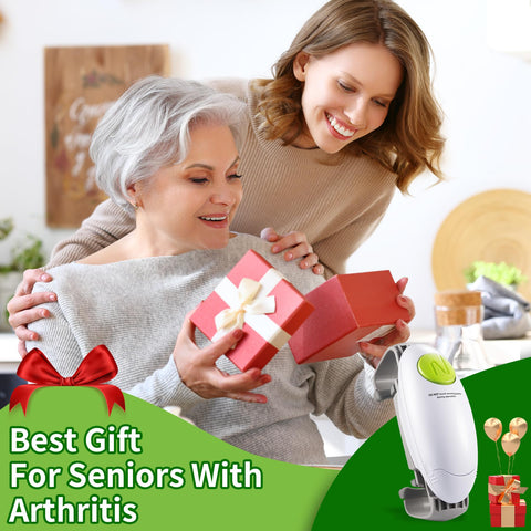 Gorunning gift-ready jar opener benefits home cooks, seniors, and arthritis sufferers.