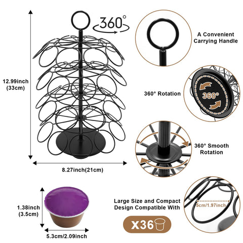 Gosemai four-tier design shows easy pod categorization.