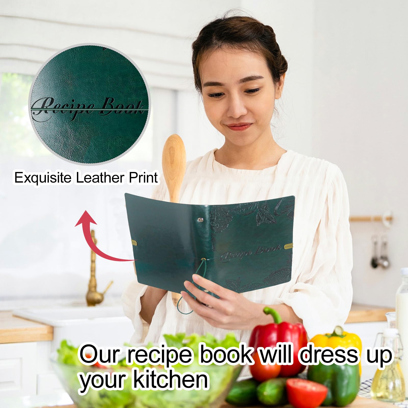 GoShambar leather cover provides durable protection and elegant kitchen style.