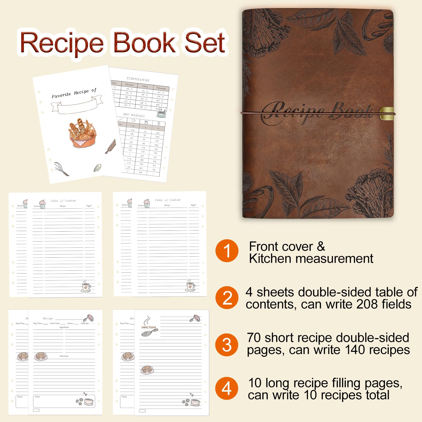 GoShambar long and short recipe pages, flexible planning for meals