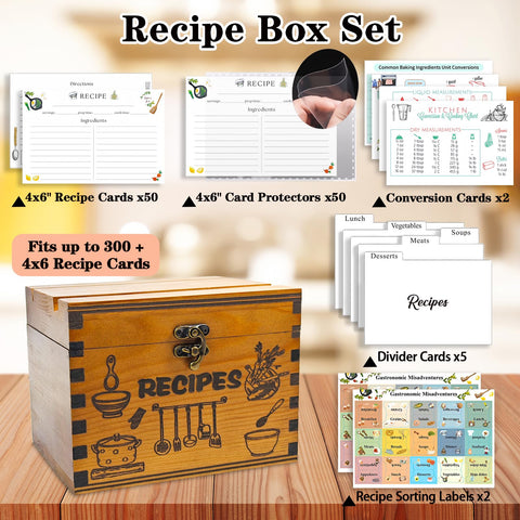 GoShambar 4x6 recipe cards ready for quick reference during cooking