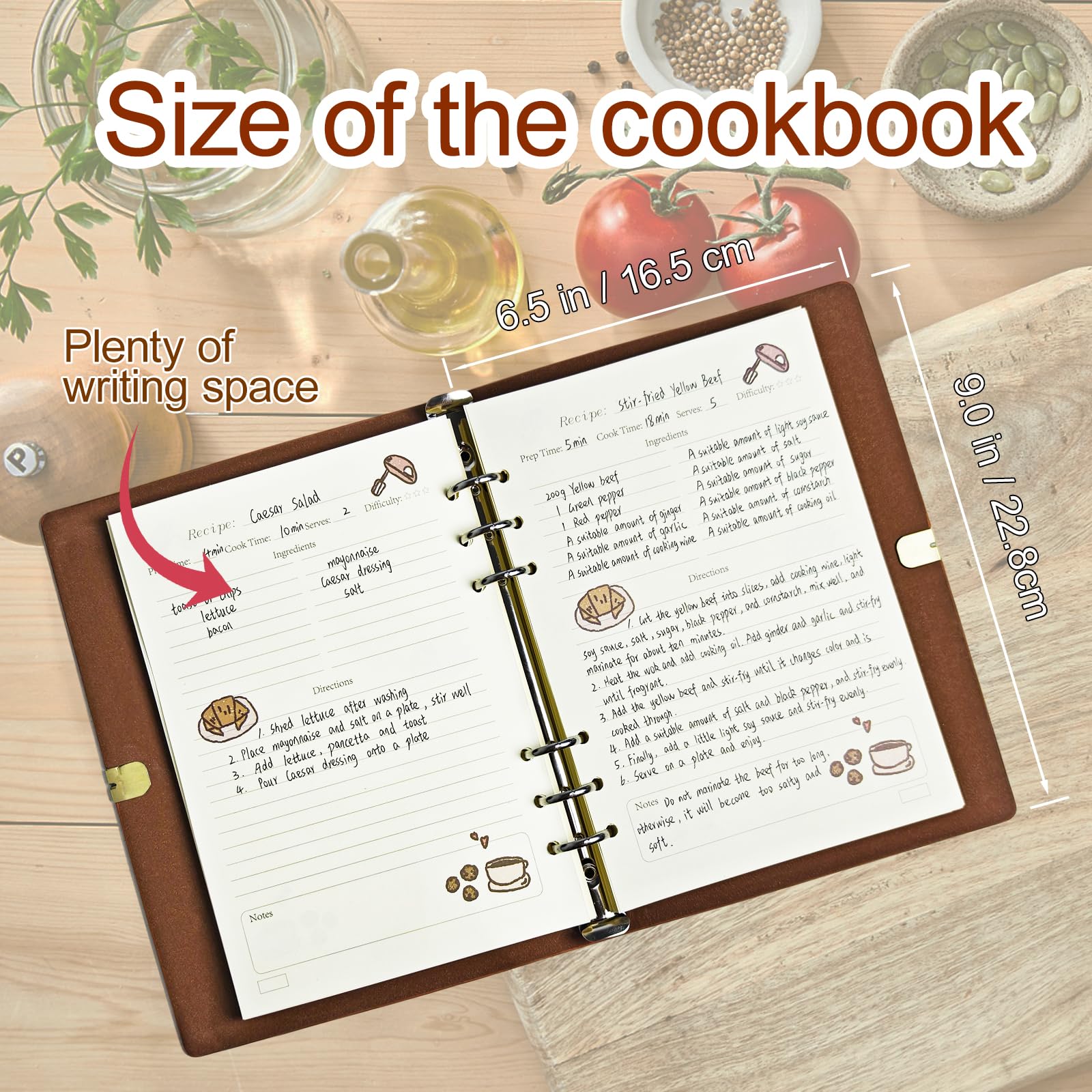 GoShambar table of contents, double-sided pages for easy retrieval