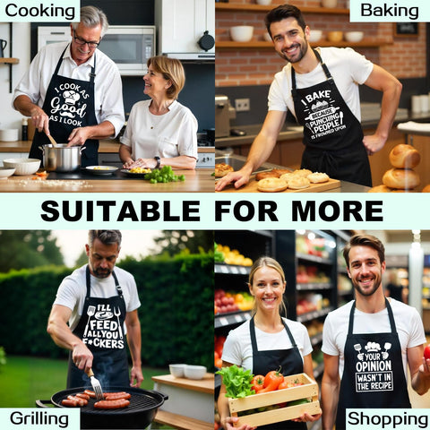 GOSJINNK funny apron as a Father's Day gift idea for dads and husbands
