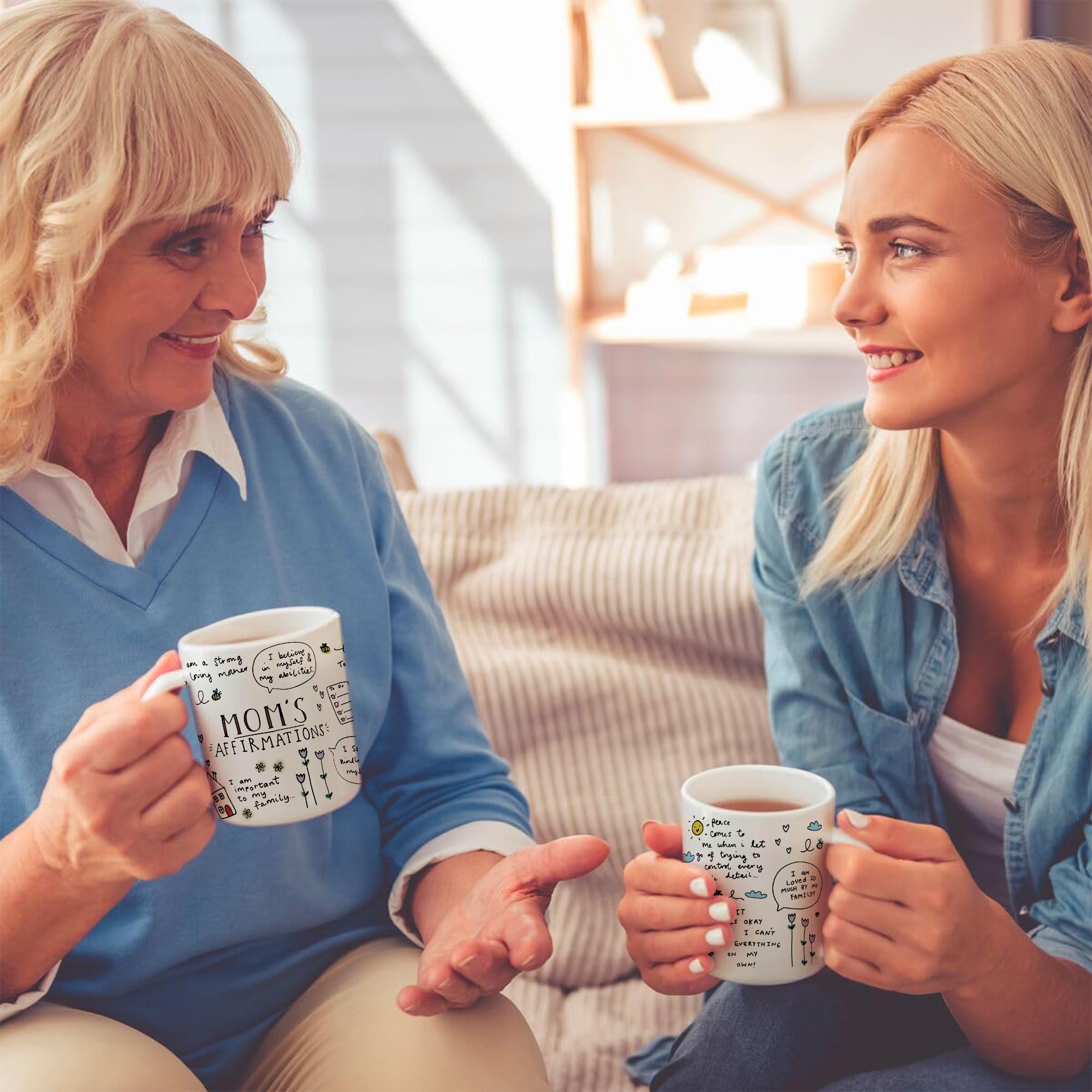 Gossby Mom Affirmation Mug ideal for Mother’s Day celebrations.