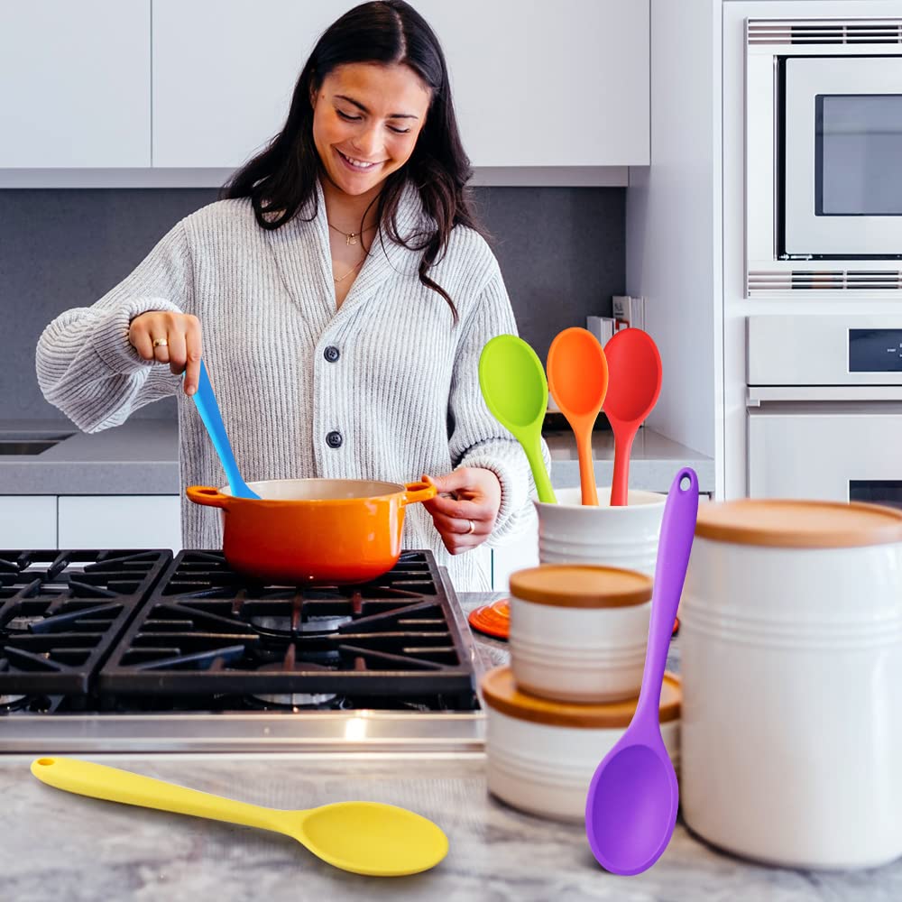 GothaBach serving spoons ideal for soup, salad, and sauces.