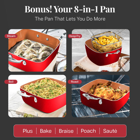 Gotham Steel XL cookie sheet bakes cookies evenly with effortless cleanup