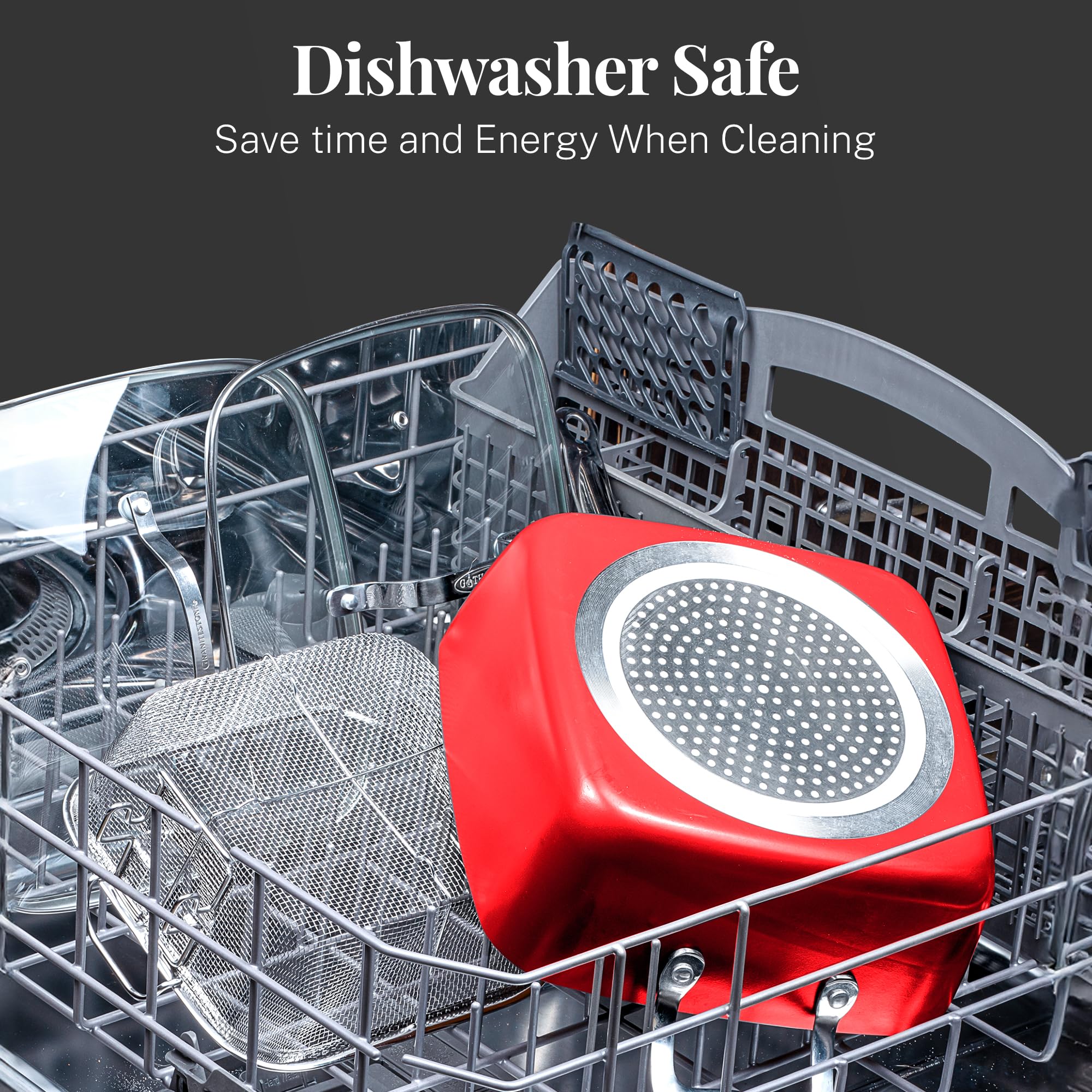 Gotham Steel 5 qt stock pot cooks large batches evenly