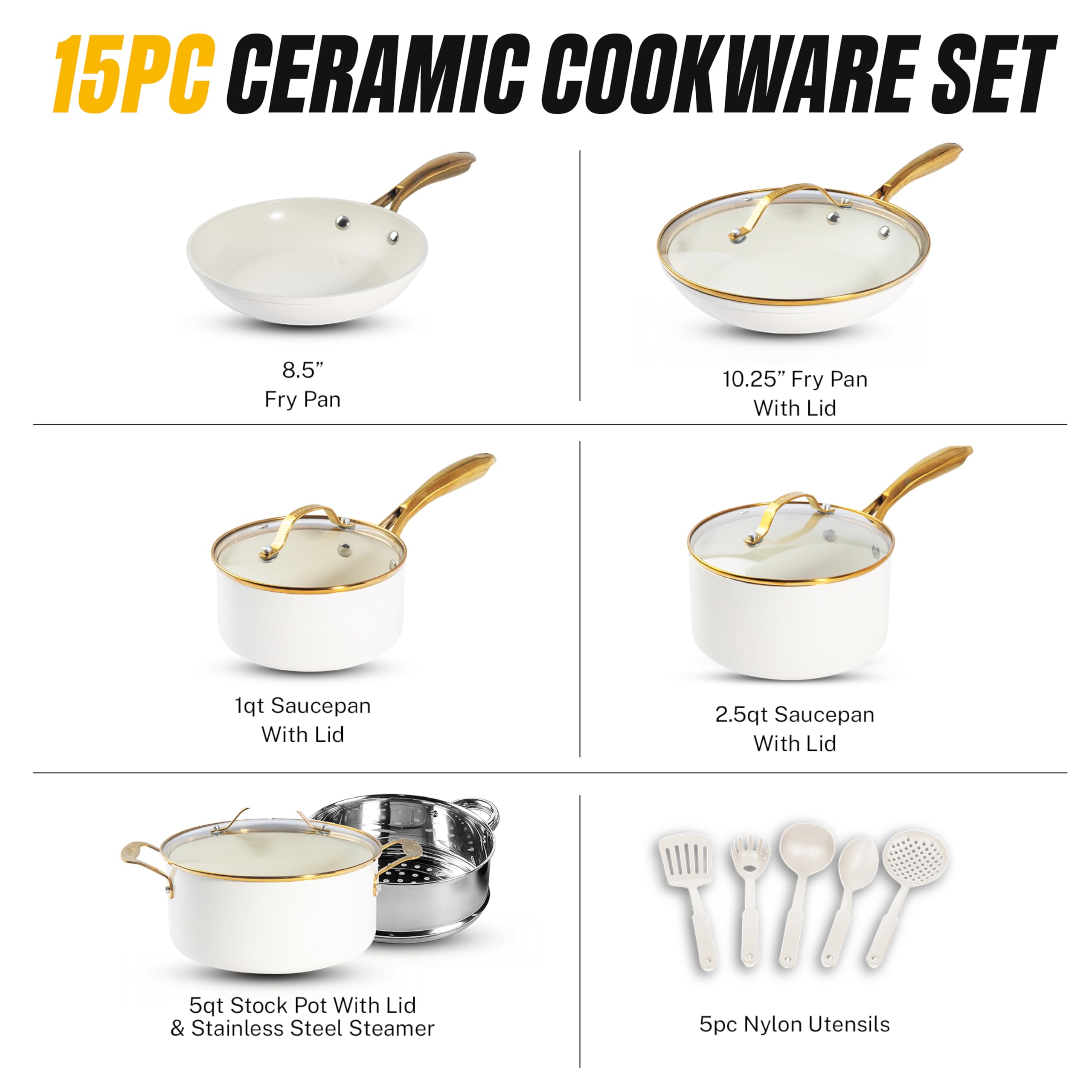 Gotham Steel frying pan 8-5-in demonstrates ultra-nonstick surface for easy cooking.