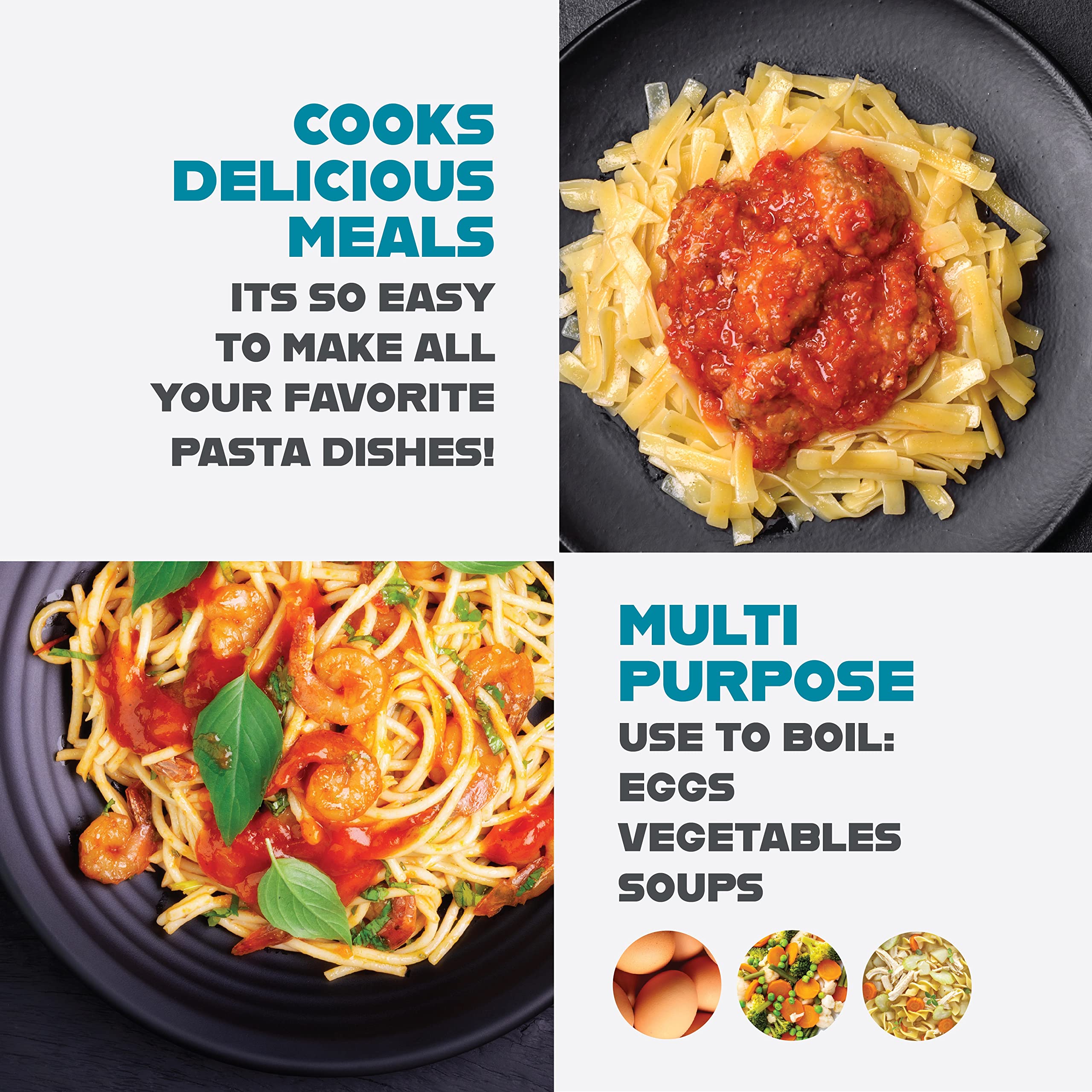 Gotham Steel tempered glass lid for a clear cooking view