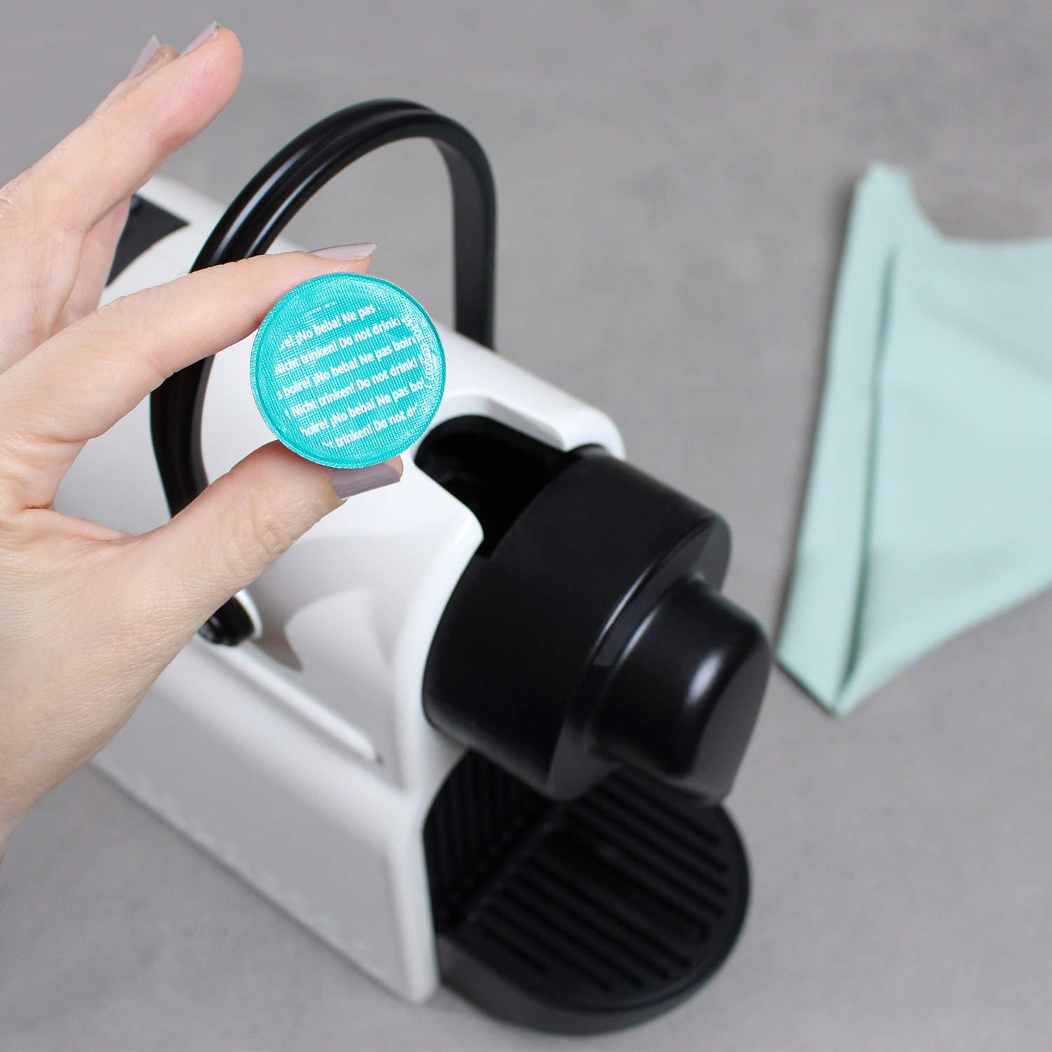 Gourmesso cleaning pod helps preserve flavor with clean brewing sessions.
