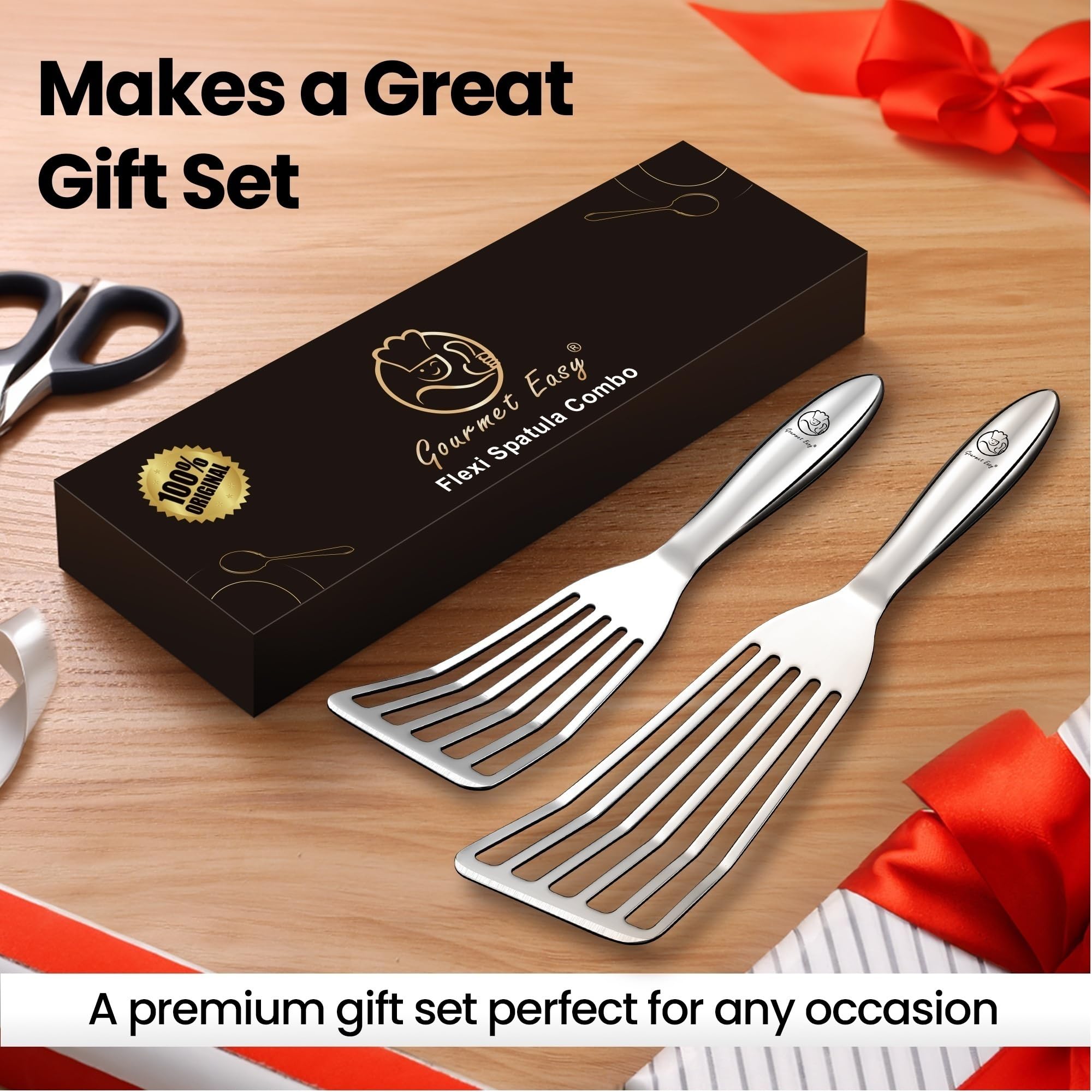 Gourmet Easy dishwasher-safe spatulas for quick cleaning after cooking