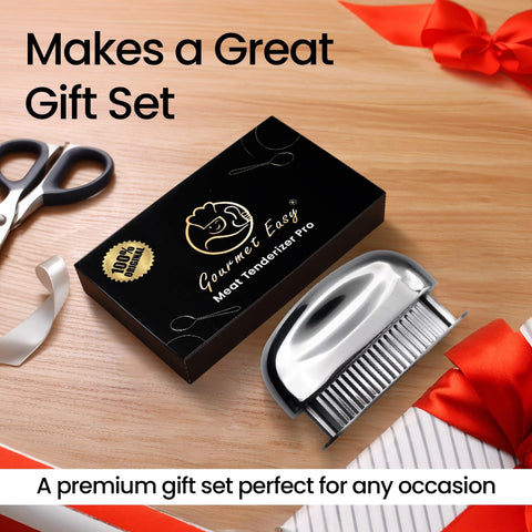 Gourmet Easy stainless steel build resists rust and wear over time.