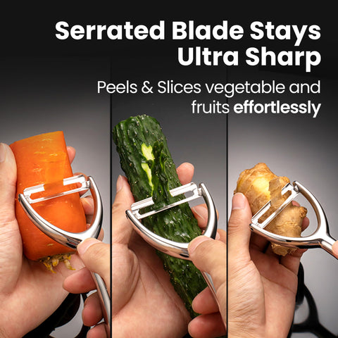 Gourmet Easy peeler ergonomic handle for comfortable ambidextrous use