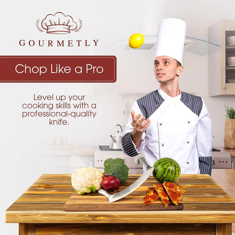 Gourmetly dessert slicer for fruit or pastries.