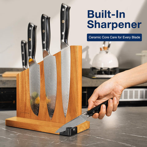 Gourmetop non-slip base keeps the holder steady on counters.