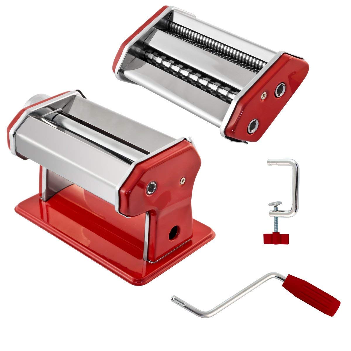 GOURMEX pasta maker clamp ensures stable operation during rolling