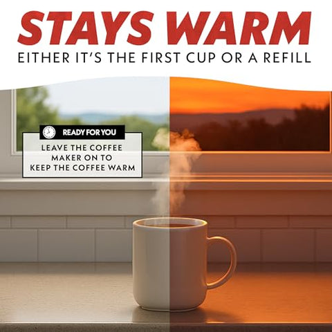 Gourmia coffee maker pause and serve feature handy during brewing