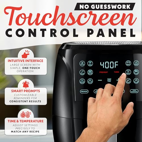 Gourmia GAF486 twelve presets control panel for simple cooking