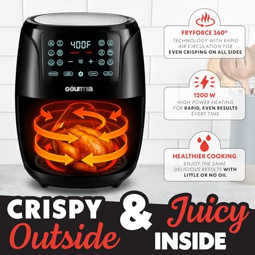 Gourmia GAF486 FryForce 360 technology delivers crisp results with little oil