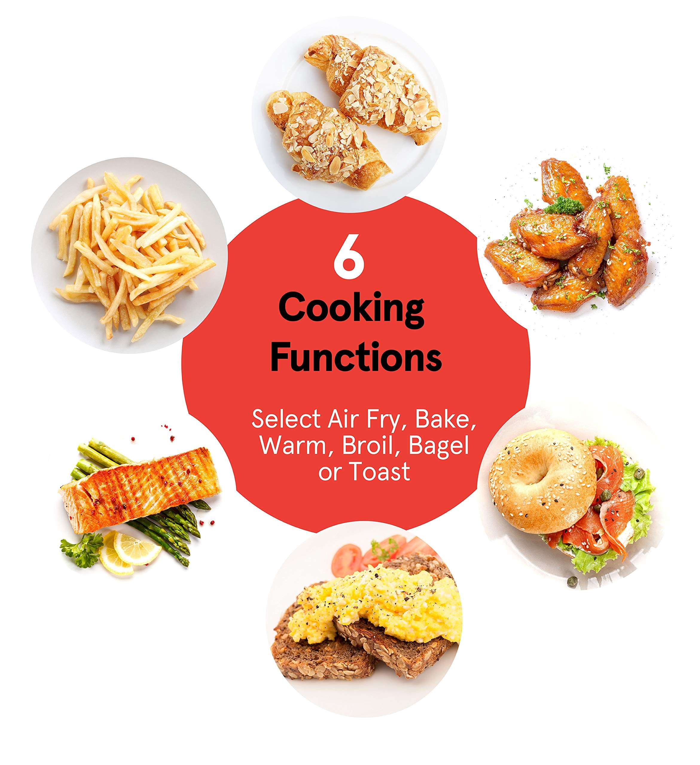 Gourmia GTF7350 baking pan for even browning