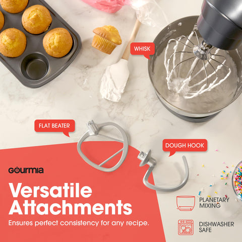 Gourmia beater attachment for smooth creamed mixtures and sauces