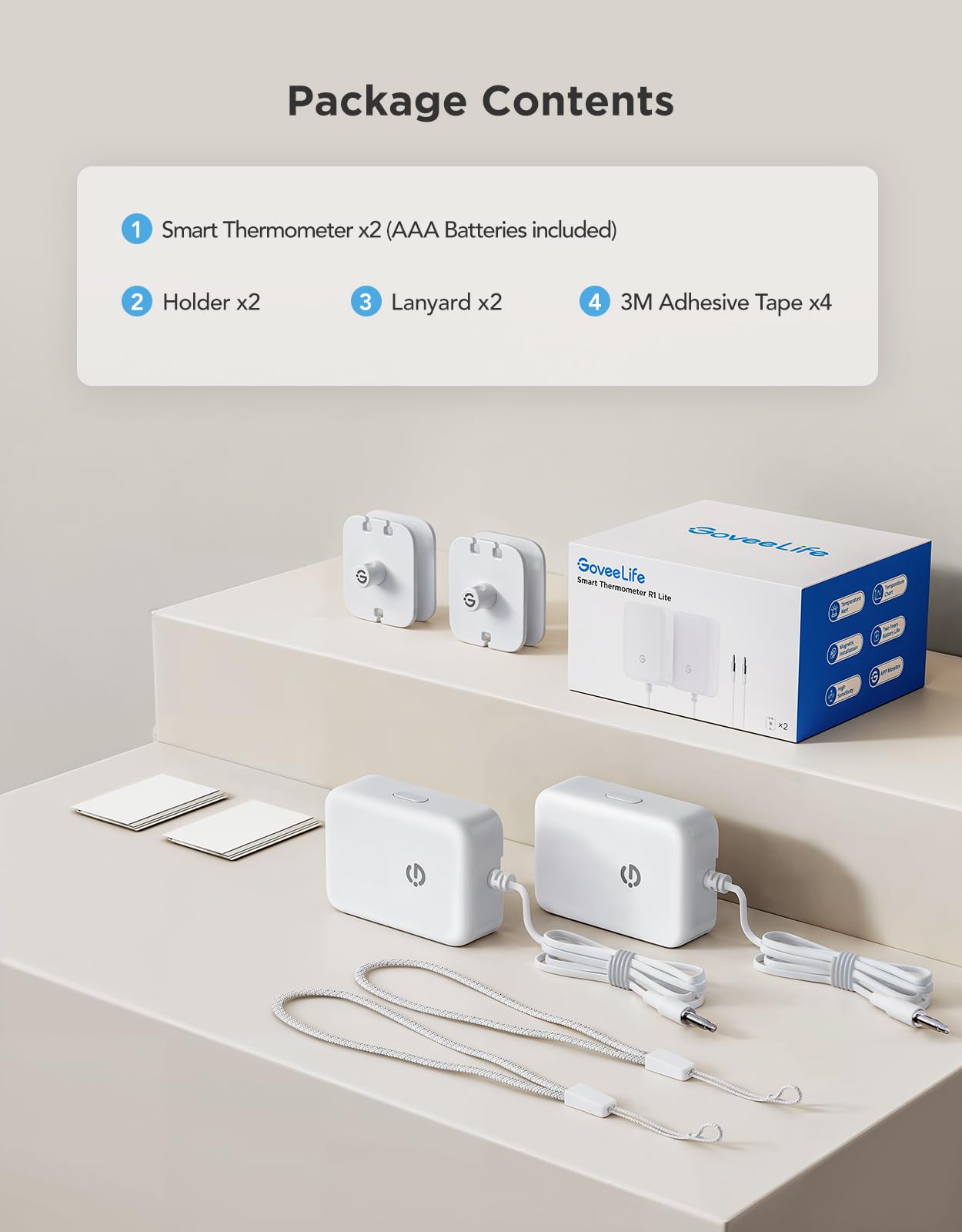 GoveeLife 2-pack helps manage fridge, freezer, and tub temperatures