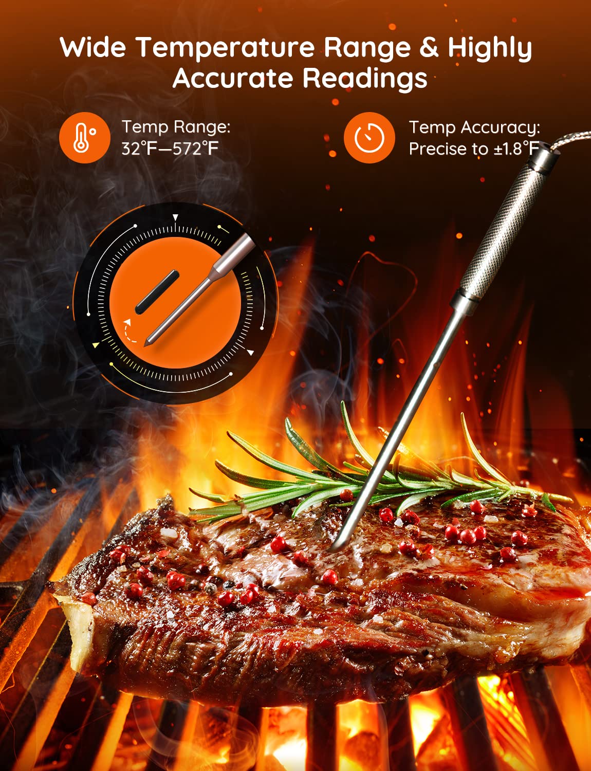 In-kitchen view with alert notifications for timely cooking guidance