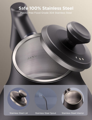 Govee Smart Electric Kettle rapid boil for faster coffee mornings.