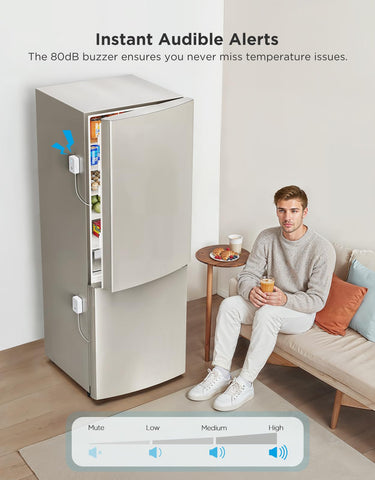 GoveeLife magnetic mount and probe holder for quick, tidy installation.