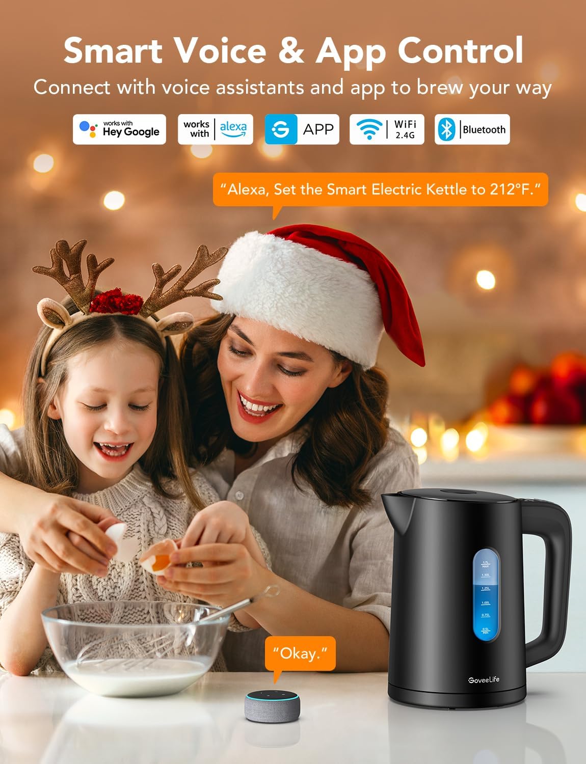 GoveeLife kettle app control lets you operate remotely from your phone.