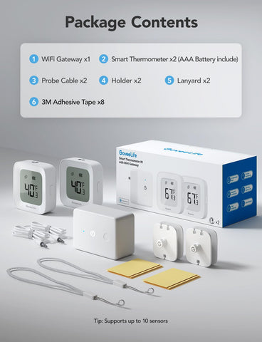 GoveeLife two-pack packaging shown as gift-ready set.