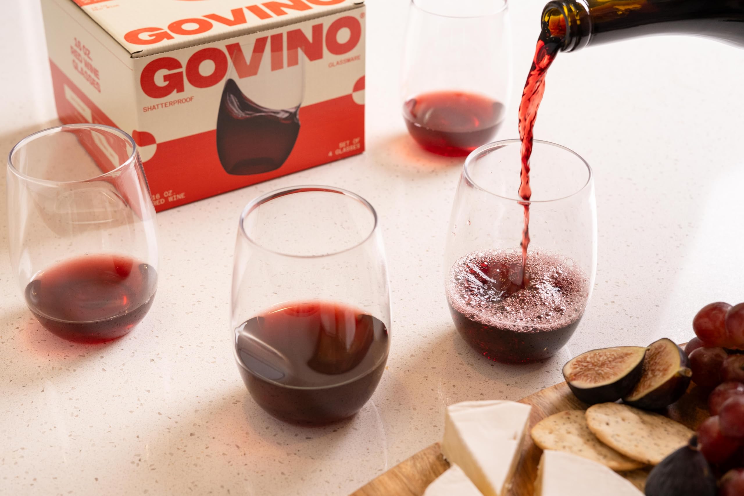 Govino crystal-clear look delivers glass-like vibes without breakage