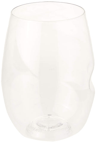 Govino crystal-clear stemless glass matches glass-like visuals without breakage.
