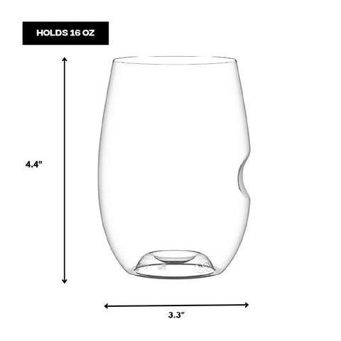 Govino 16oz dishwasher-safe glass simplifies cleanup after gatherings