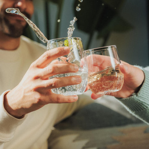 Govino shatterproof glasses suitable for indoor or outdoor use.