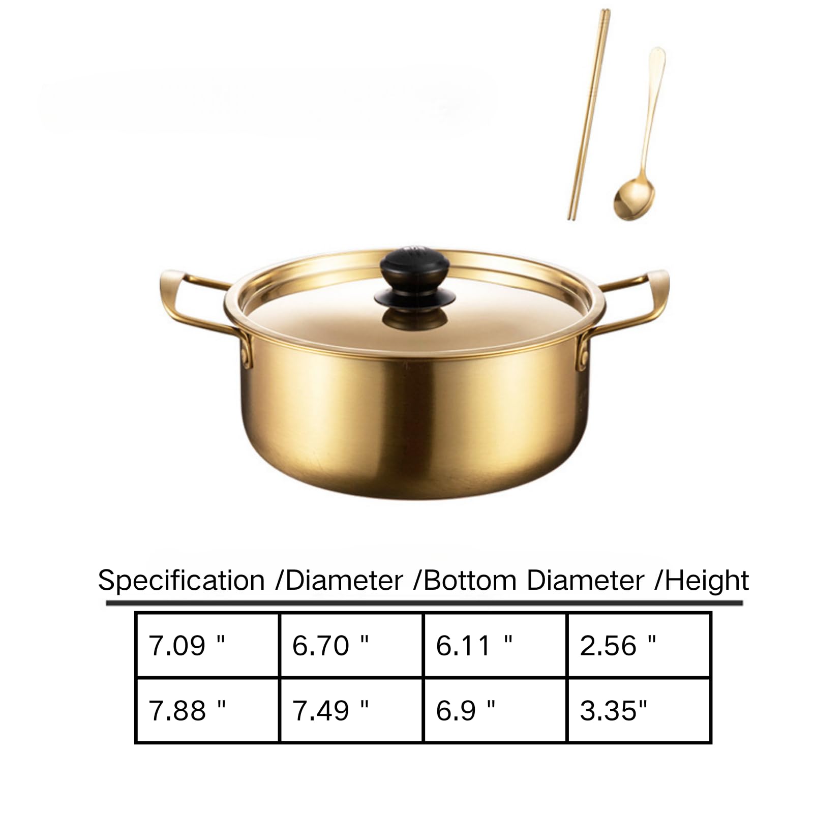 GOVNPJ durable Korean pot designed to be dishwasher safe and easy to clean