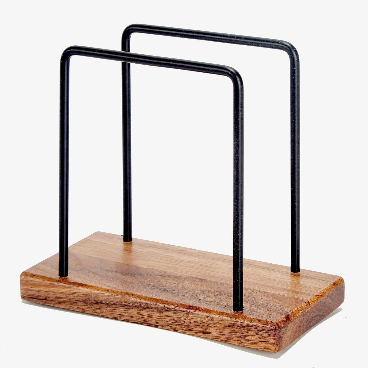 GOVOKOI Acacia wood standing napkins holder enhances table decor and napkin reach