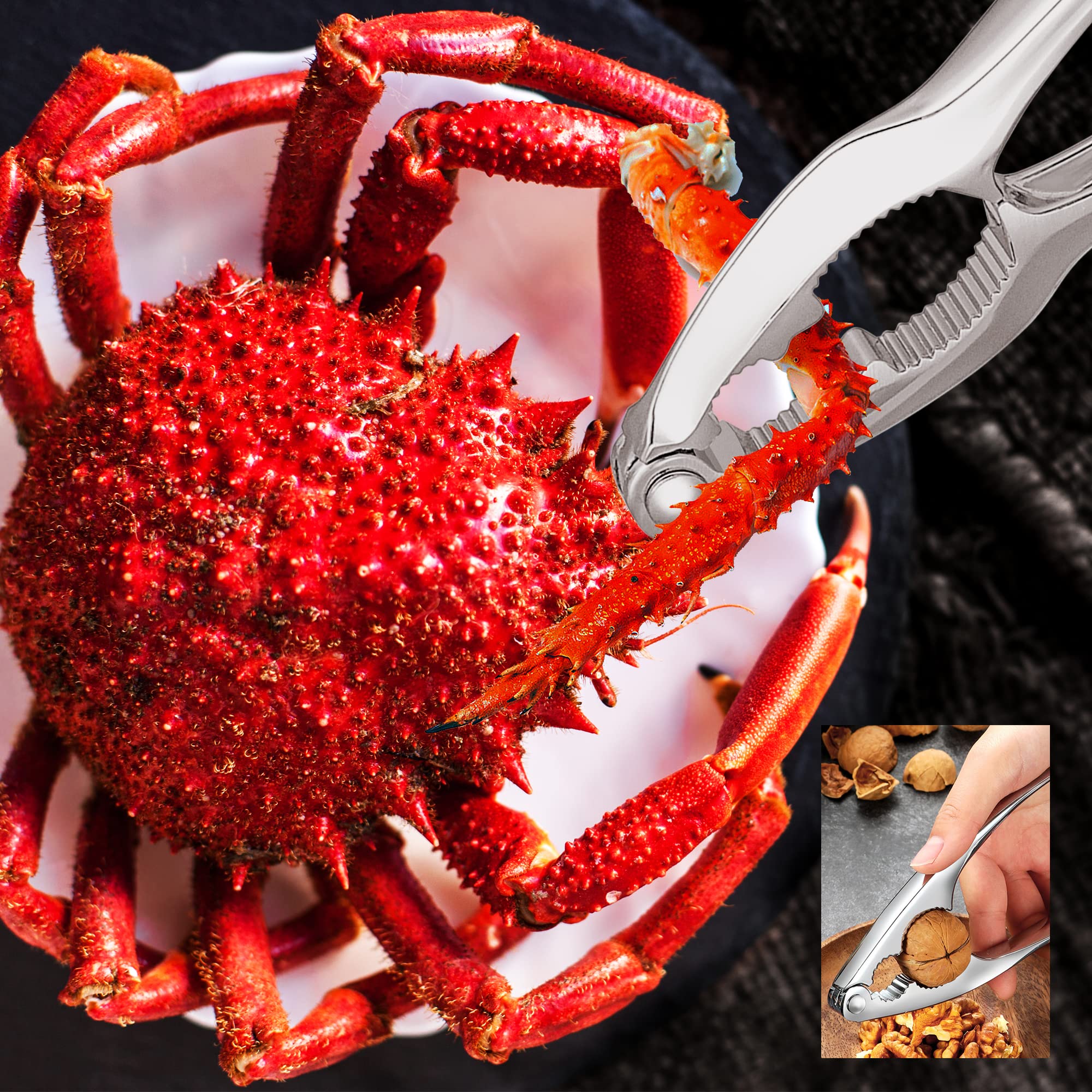 GPYG crab leg forks 8pcs aiding thorough meat extraction.