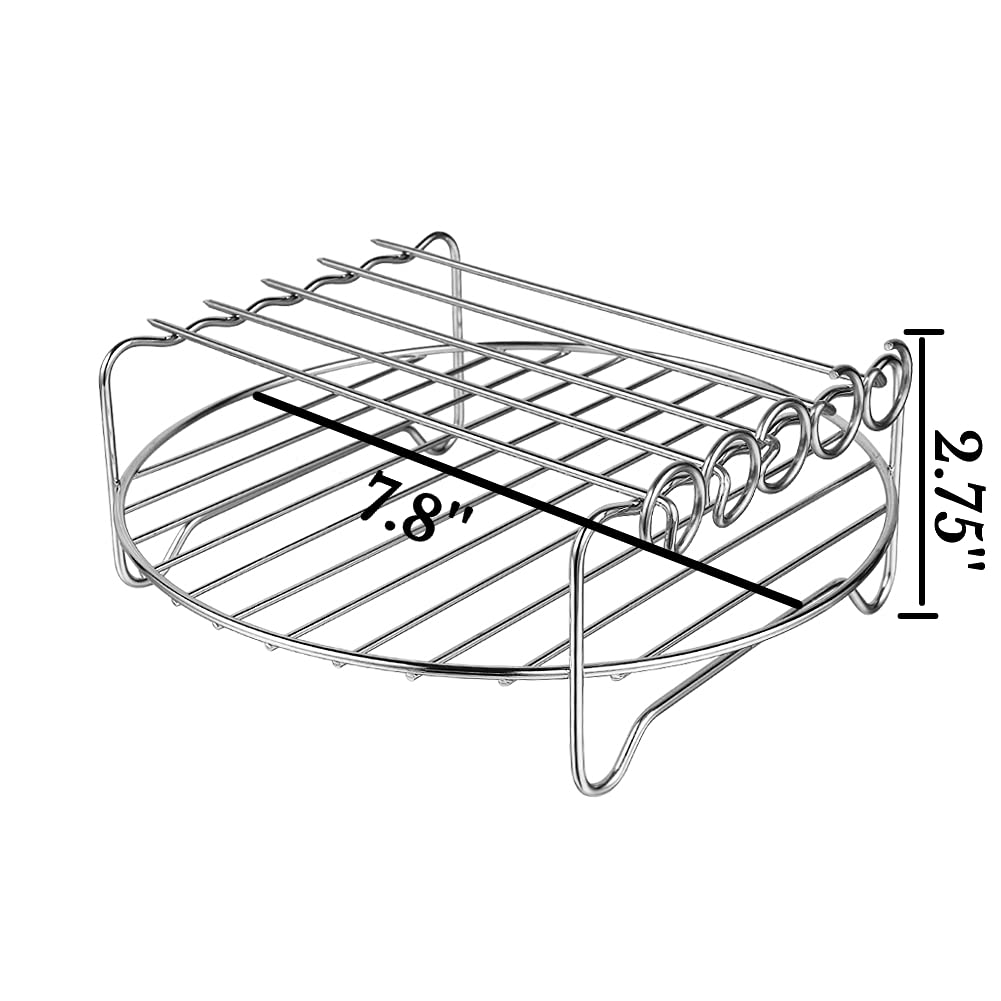 GQZ Air Fryer Rack XL dishwasher-safe stainless steel