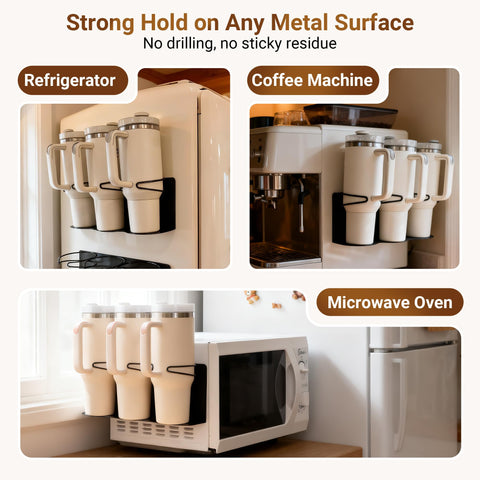 Gracenal easy no-drill install sticks securely to metal surfaces for fast setup.