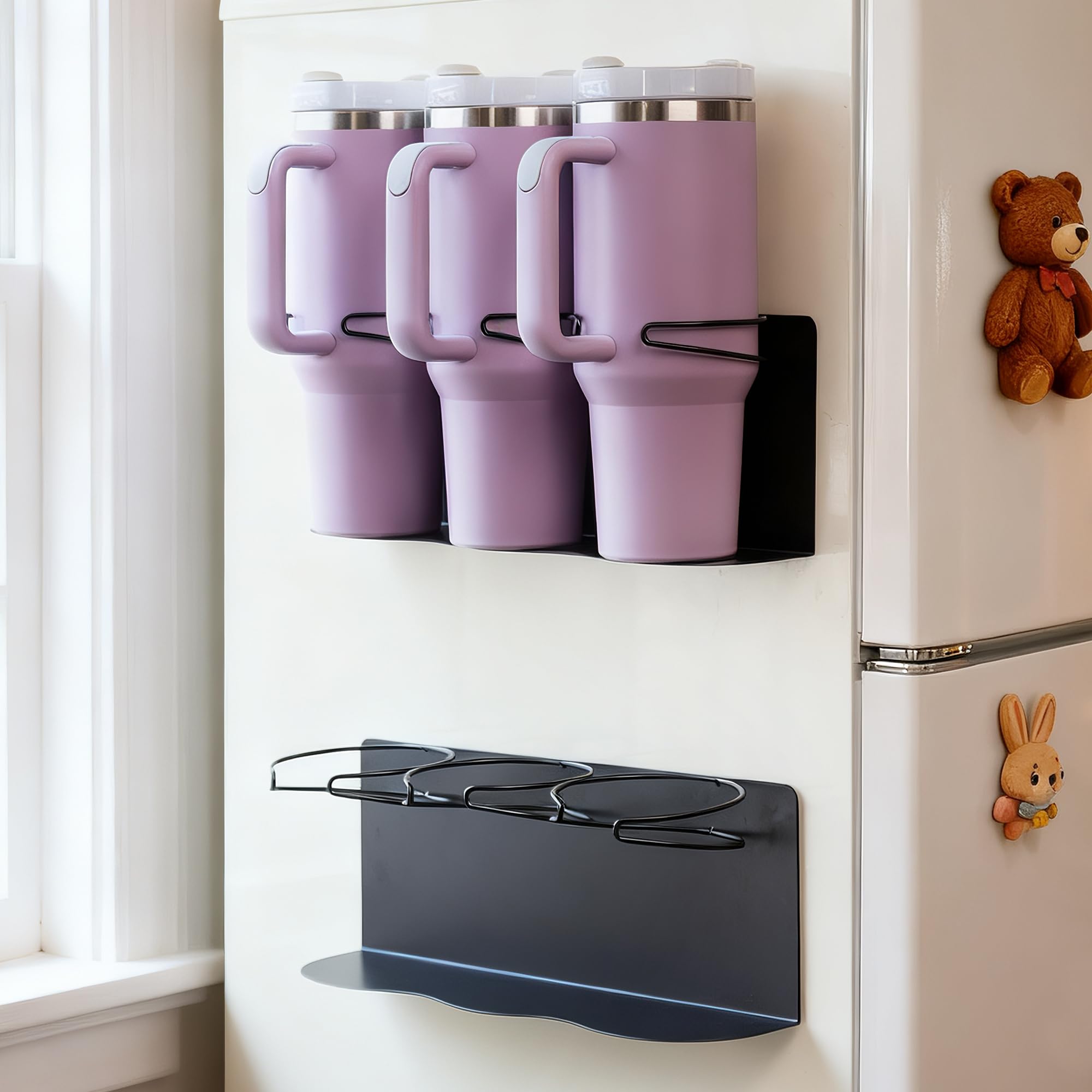 Gracenal gift-worthy tumbler organizer helps tidy shelves and surfaces.