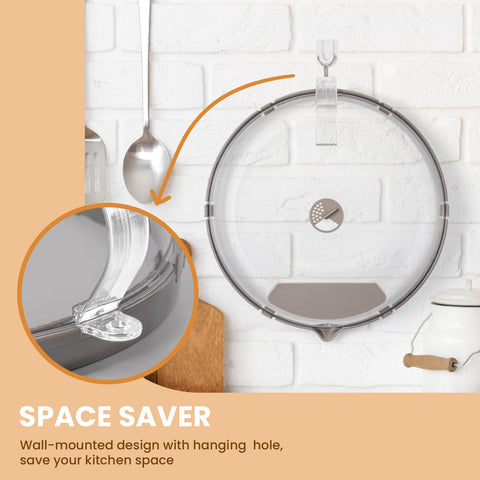 Gracenal inner dimensions 9.5 by 9.5 by 4.2 inches for compact fit.