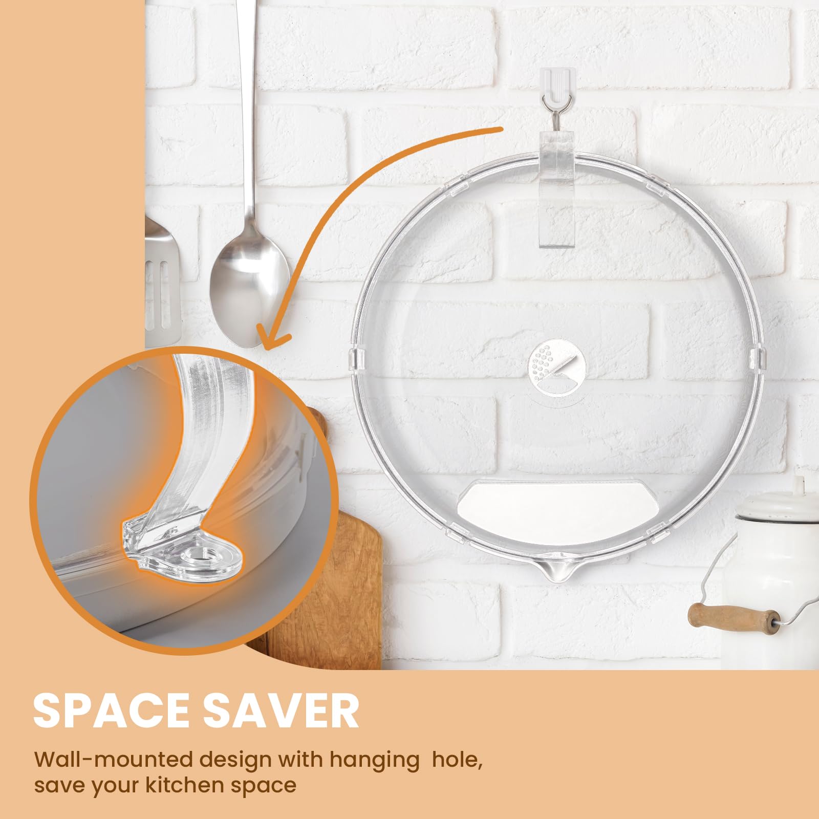 Gracenal BPA-free polycarbonate lid safe for microwave and freezer.