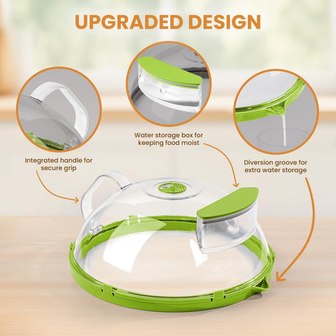 Gracenal cover features diversion groove for extra steam management.