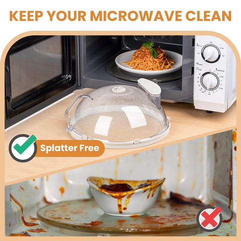 Gracenal water steamer box helps maintain moisture for tastier reheats.